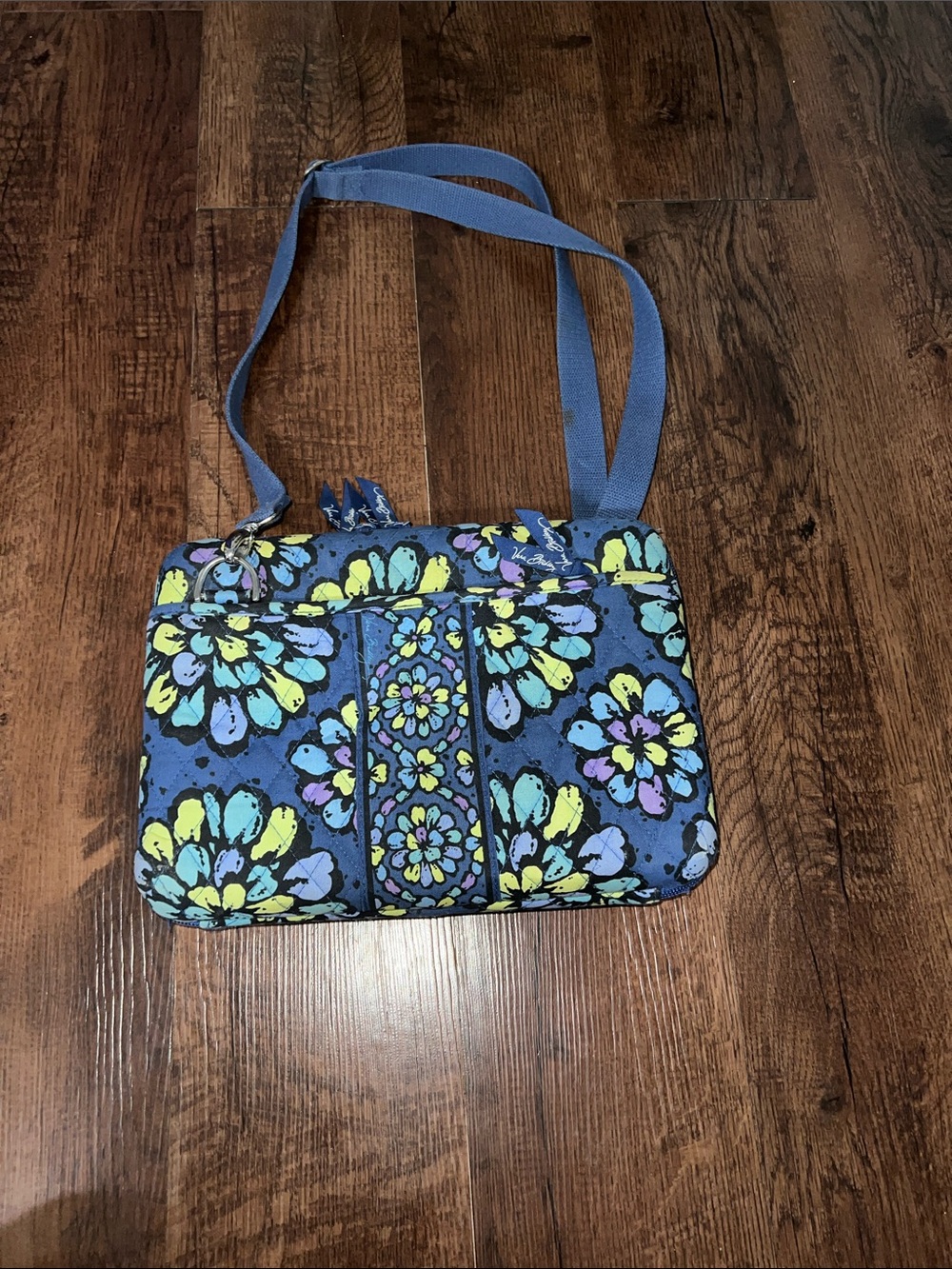 Floral Vera Bradley Crossbody Computer Bag